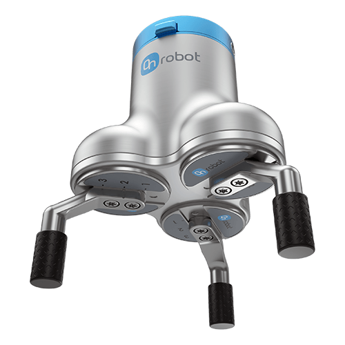 OnRobot's 3FG25 electric gripper features a robust design and a 25 kg payload capacity, offering unmatched flexibility for handling various parts with a single gripper.